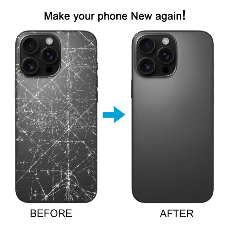 Per iPhone 16 Pro Max Cover posteriore in vetro originale con batteria e copriobiettivo della fotocamera + magnete MagSafe, For iPhone 16 Pro Max(with MagSafe)