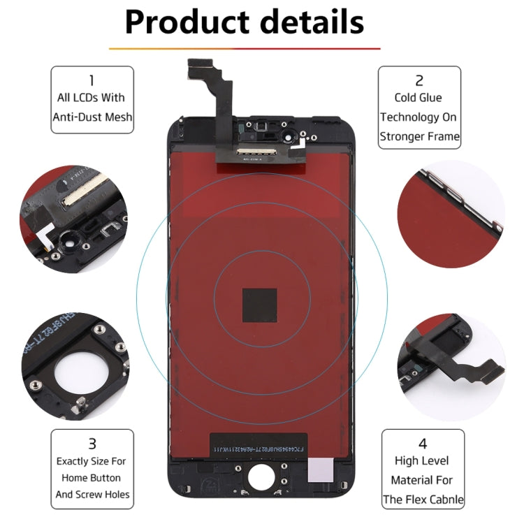 Display LCD e digitalizzatore assemblato per iPhone 6 Plus - immagine 9