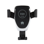 Supporto auto con ricarica wireless Qi e presa d'aria