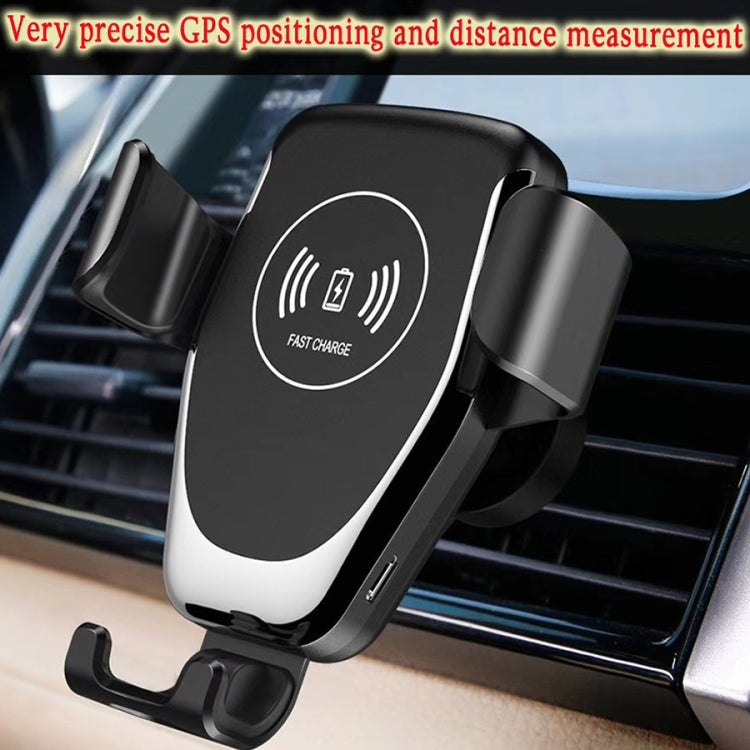 Supporto auto con ricarica wireless Qi e presa d'aria