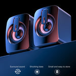 Mini altoparlante Bluetooth e USB stereo 360° - immagine 3