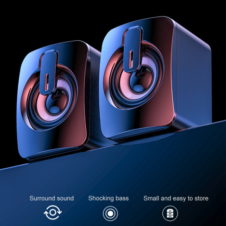 Mini altoparlante Bluetooth e USB stereo 360° - immagine 3