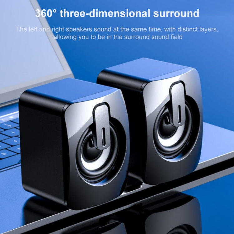 Mini altoparlante Bluetooth e USB stereo 360° - immagine 4