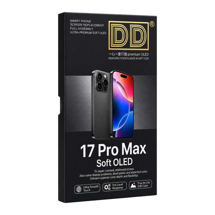 Schermo DD Soft OLED per iPhone 16 Pro Max, For iPhone 17 Pro Max (Soft OLED)