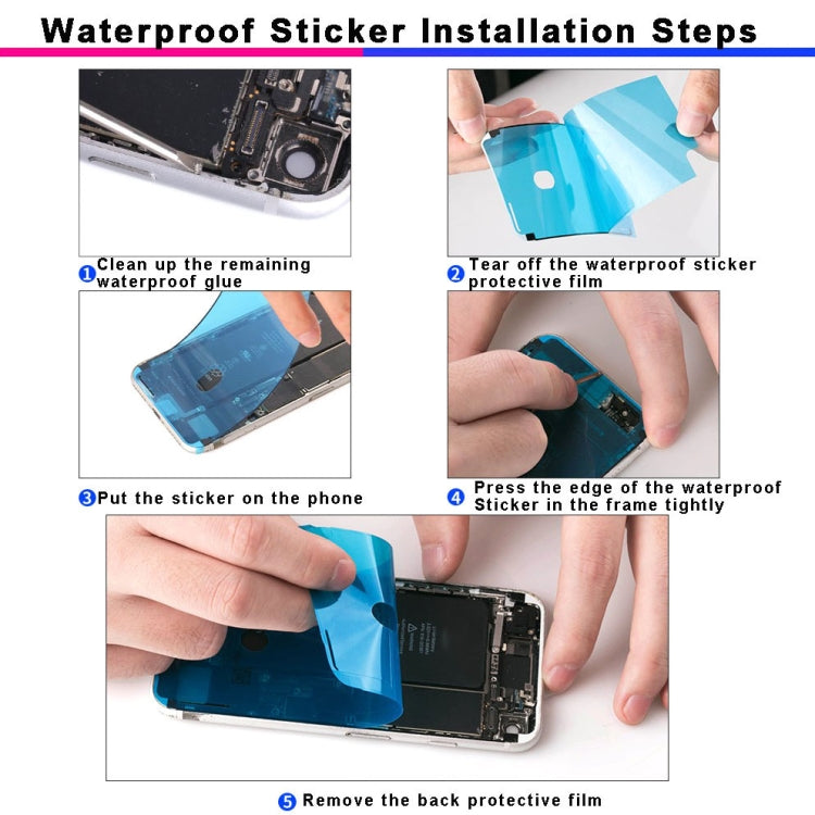 Adesivo impermeabile con cornice LCD per iPhone 7 Plus - immagine 8