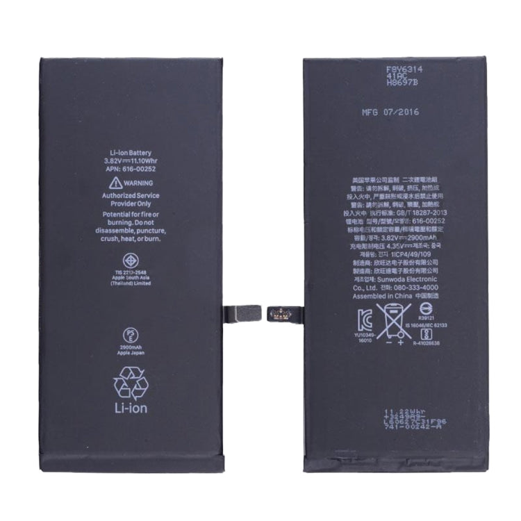 Batteria di ricambio 2900 mAh agli ioni di litio per iPhone 7 Plus - immagine 2