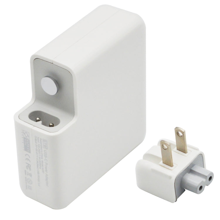 Adattatore alimentazione 61W Type-C con cavo 1,8m US Plug