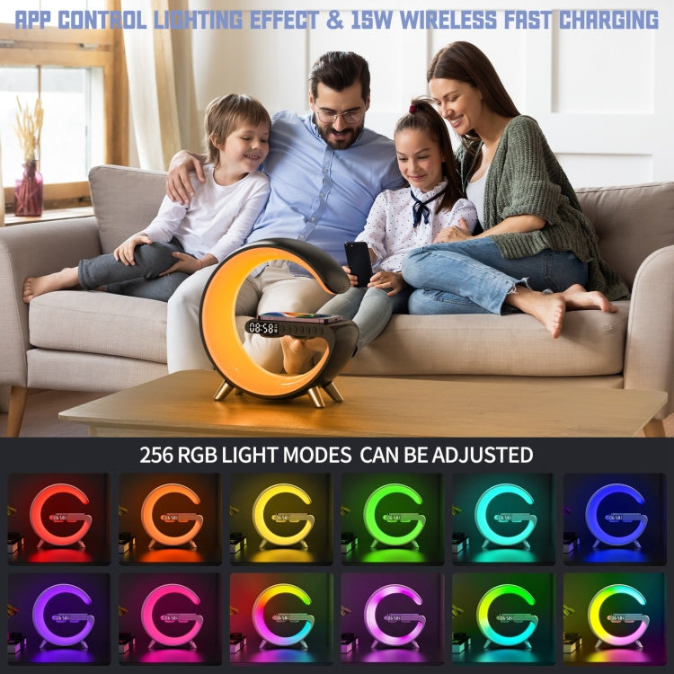 Supporto Bluetooth N69 con Caricabatterie Wireless e Sveglia