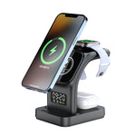 Caricabatterie wireless multifunzione 15W con orologio
