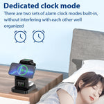 Caricabatterie wireless multifunzione 15W con orologio