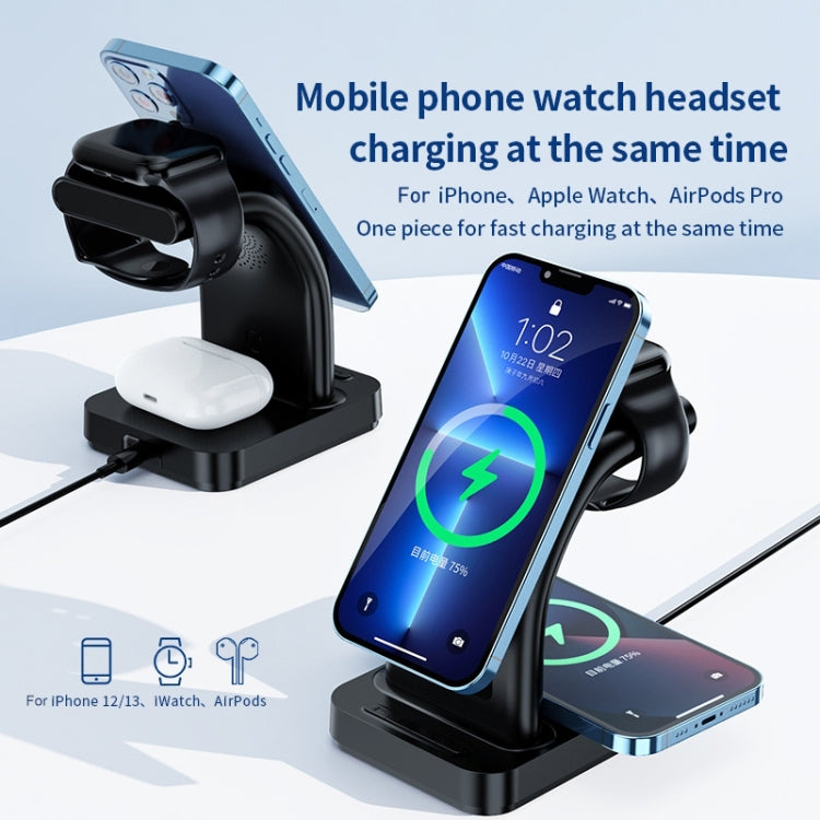 Caricabatterie wireless multifunzione 15W con orologio