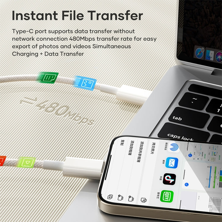Cavo ricarica rapida ROCK Z20 USB-C 1 m PD60W