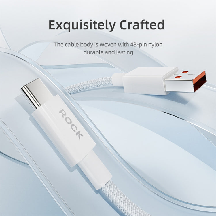 Cavo ricarica rapida USB a USB-C ROCK Z20 1 metro 6A