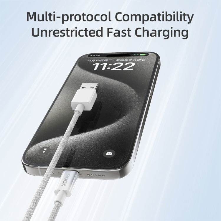 Cavo ricarica rapida USB a USB-C ROCK Z20 1 metro 6A