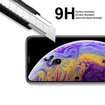 Pellicola vetro temperato per iPhone 11 Pro, XS e X 0,26 mm
