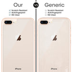 Pellicola Vetro Temperato 9H per iPhone 8 Plus e 7 Plus