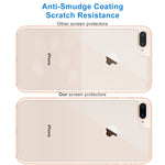 Pellicola posteriore vetro temperato iPhone 8 Plus e 7 Plus