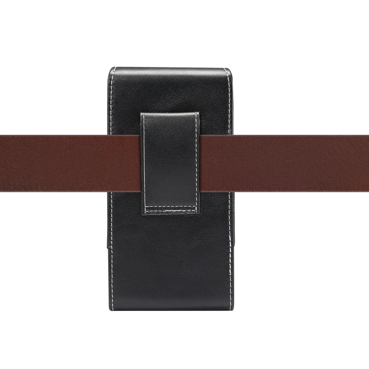 Marsupio verticale in pelle per smartphone 5,2 pollici