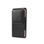 Marsupio verticale in pelle per smartphone 6,9"