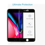 Pellicola vetro temperato per iPhone 8 Plus e 7 Plus 9H 0,3 mm