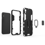 Custodia protettiva iPhone XR in TPU con supporto