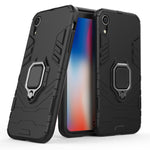 Custodia protettiva iPhone XR in TPU con supporto