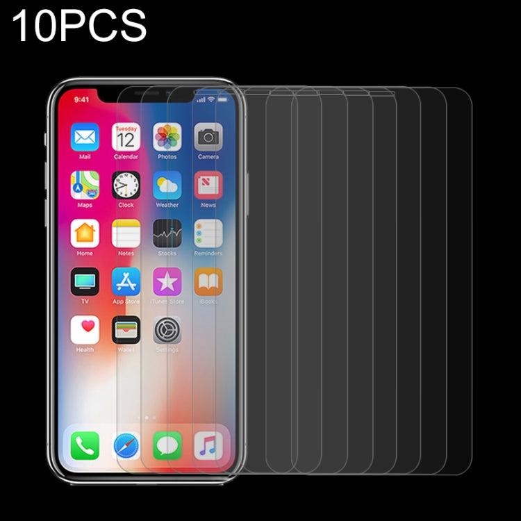 Pellicola in vetro temperato per iPhone XS e X 10 pezzi