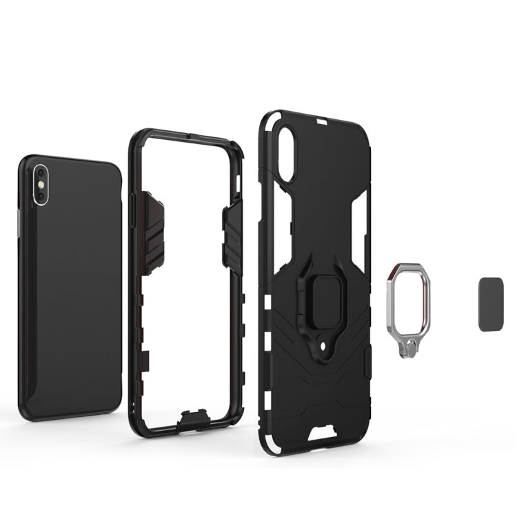 Custodia protettiva iPhone XS Max in TPU con supporto
