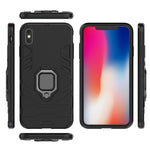 Custodia protettiva iPhone XS Max in TPU con supporto