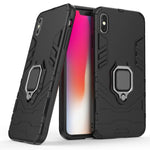 Custodia protettiva iPhone XS Max in TPU con supporto