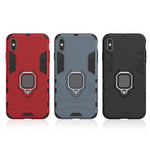 Custodia protettiva iPhone XS Max in TPU con supporto