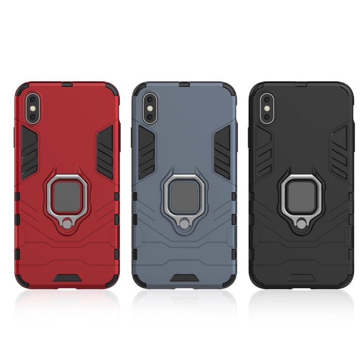 Custodia protettiva iPhone XS Max in TPU con supporto