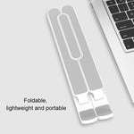 Staffa pieghevole per laptop e tablet altezza regolabile