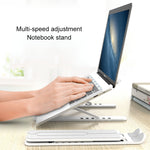 Staffa pieghevole per laptop e tablet altezza regolabile