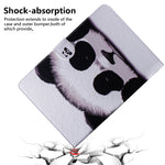 Custodia in pelle Panda per iPad Mini con slot carte
