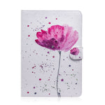 Custodia in pelle viola per iPad Pro 11" 2018 con slot carte