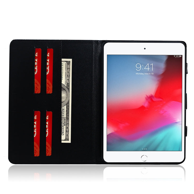 Custodia in pelle con supporto per iPad Mini 2019 e modelli 1-4