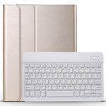 Tastiera Bluetooth staccabile con custodia in pelle per iPad Pro
