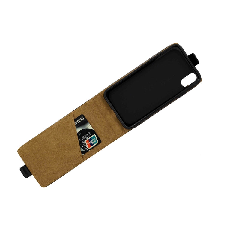 Custodia in pelle TPU per iPhone X e XS con slot carte