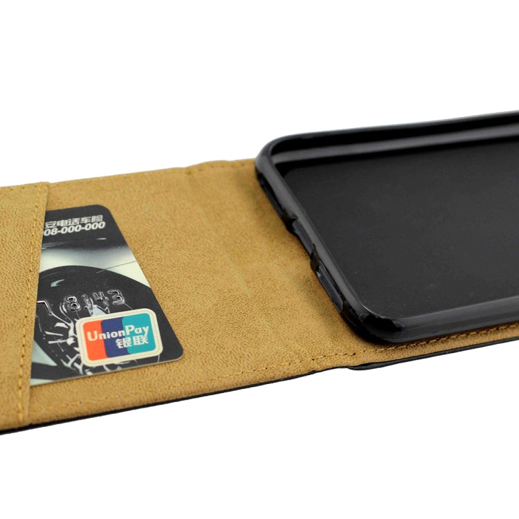 Custodia in pelle TPU per iPhone X e XS con slot carte
