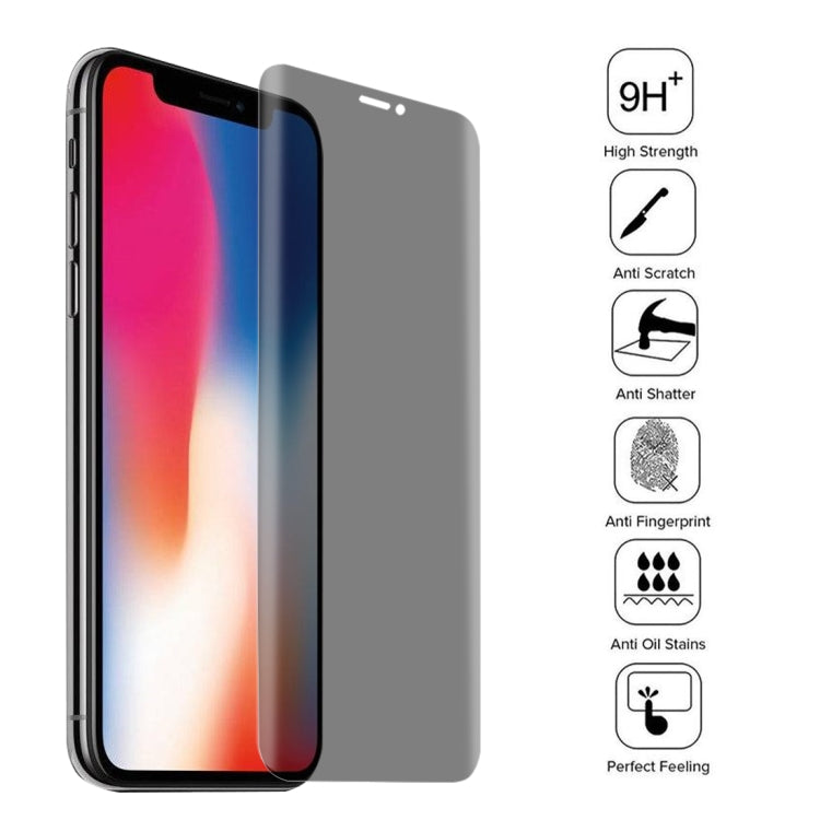 Pellicola vetro temperato privacy per iPhone X 0,3 mm