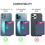Custodia portafoglio in silicone per iPhone 12 e 13