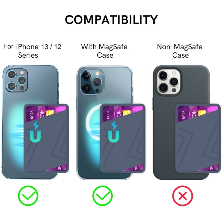Custodia portafoglio in silicone per iPhone 12 e 13