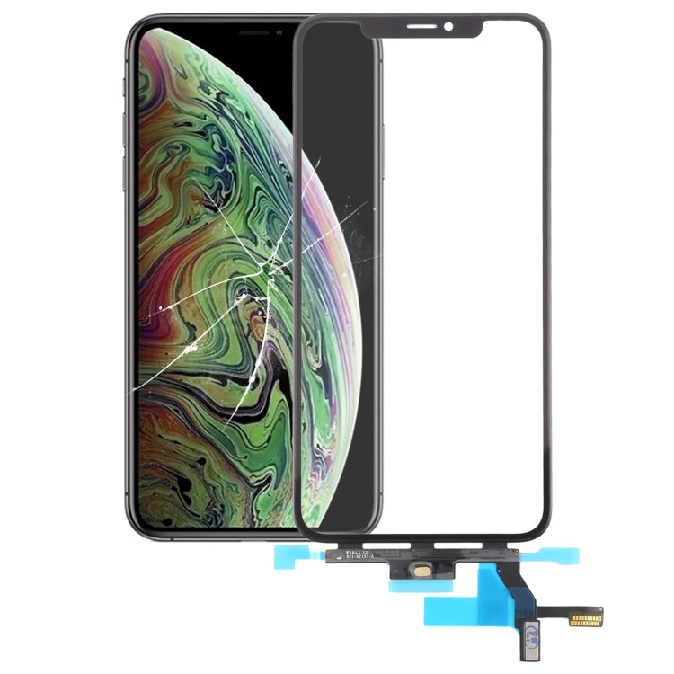 Pannello touch originale per iPhone XS Max con adesivo OCA