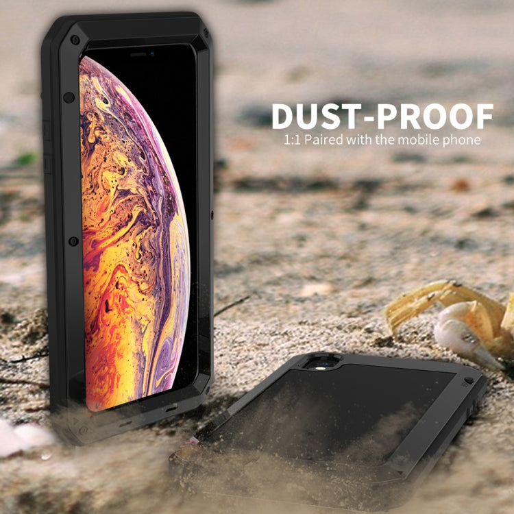 Custodia iPhone XS Max in alluminio e silicone