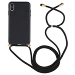 Custodia TPU Anticaduta per iPhone XS Max con Cordino