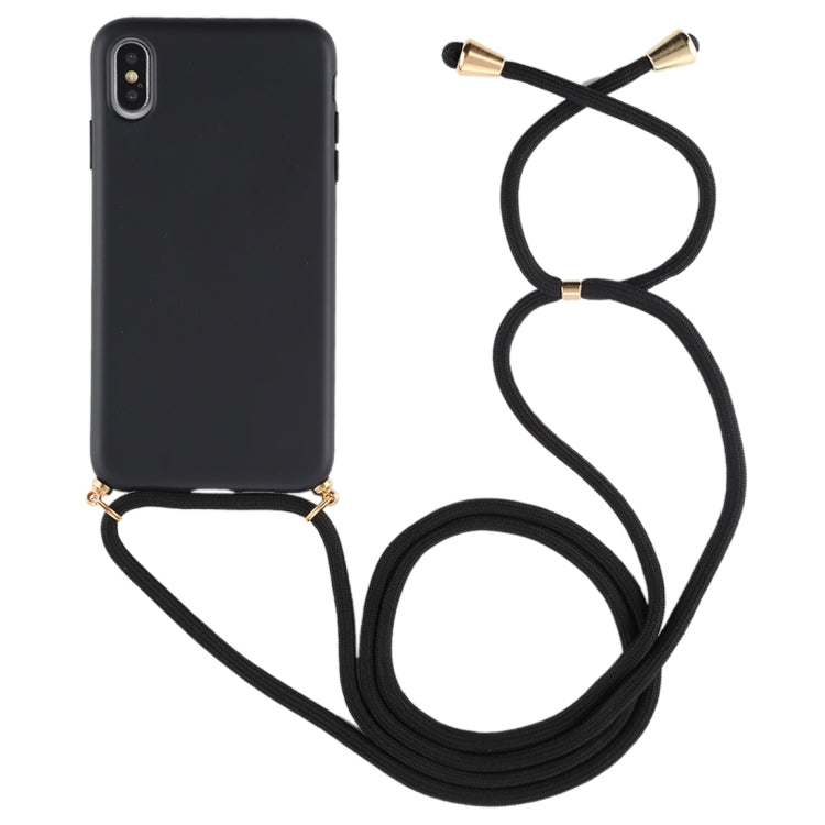 Custodia TPU Anticaduta per iPhone XS Max con Cordino