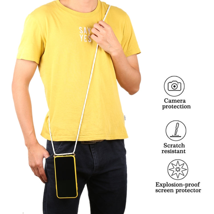 Custodia TPU Anticaduta per iPhone XS Max con Cordino