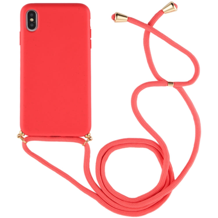 Custodia TPU Anticaduta per iPhone XS Max con Cordino