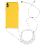 Custodia TPU Anticaduta per iPhone XS Max con Cordino